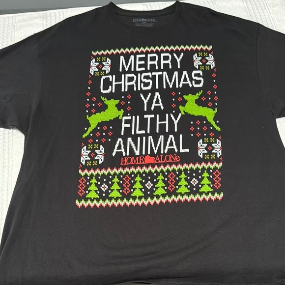 Green and Black Short Sleeve Christmas Tees - Picture 5 of 5